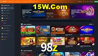 Jackpots e promoções na 98z